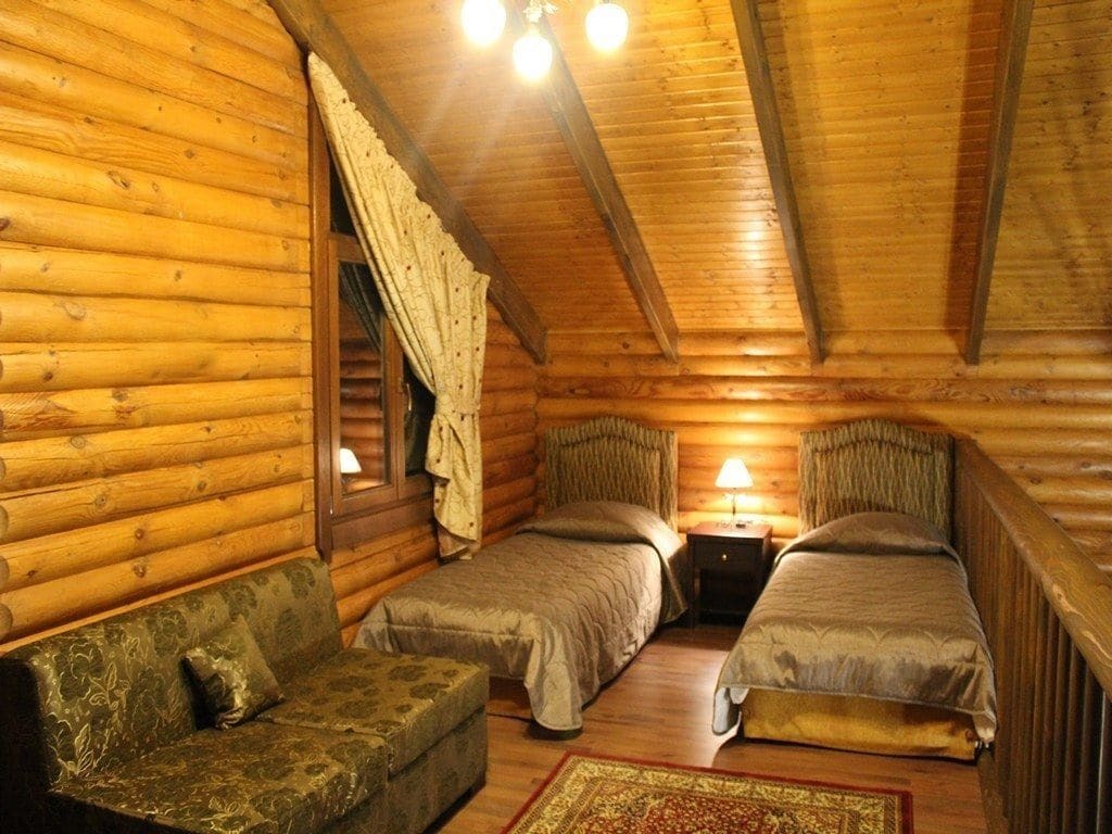 Natura Chalets Mega Chorio Exterior photo